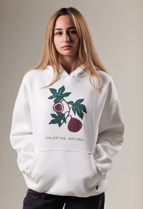 Hoodie - Palestine Nature Fig