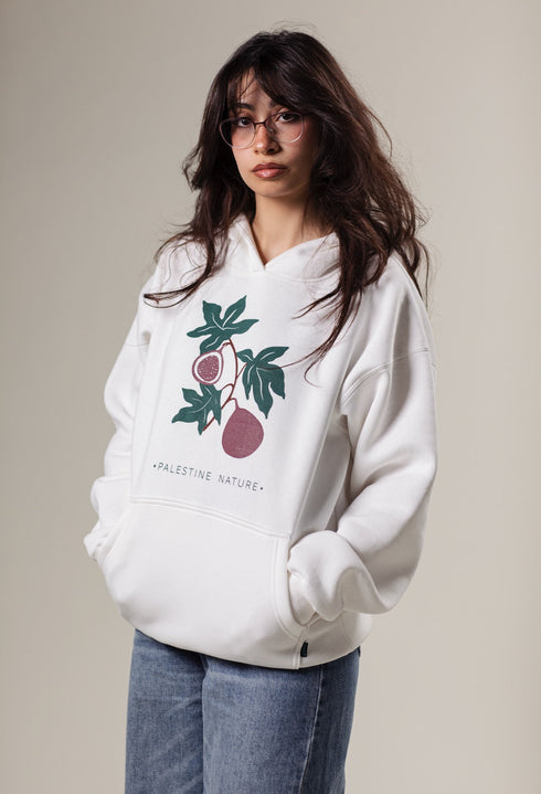 Hoodie - Palestine Nature Fig
