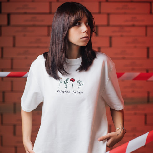 Oversized T-Shirt - Palestine Nature