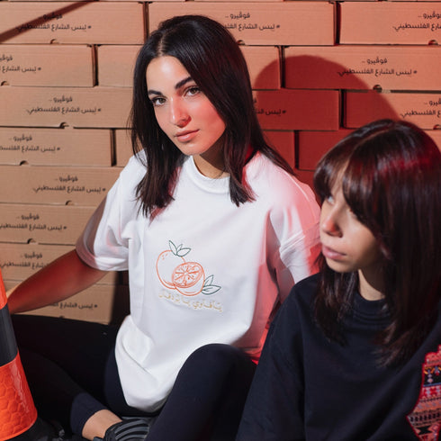 Oversize T-Shirt - Jaffa´s Orange