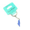 Keychain - Map of Palestine Blue